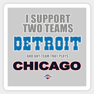 Two Teams Sticker